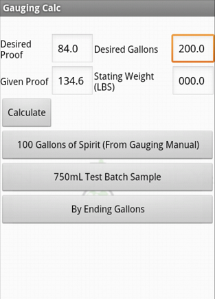 Gauging Calculator Android 1
